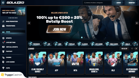 lobbyn på golazzo casino