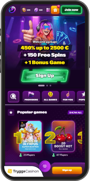 slotrave casino – spel i lobbyn