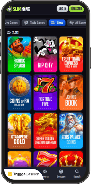 spelautomater på slimking casino online
